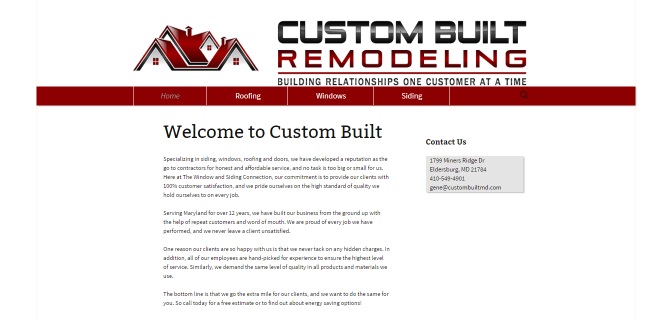 Builder Website Screenshot